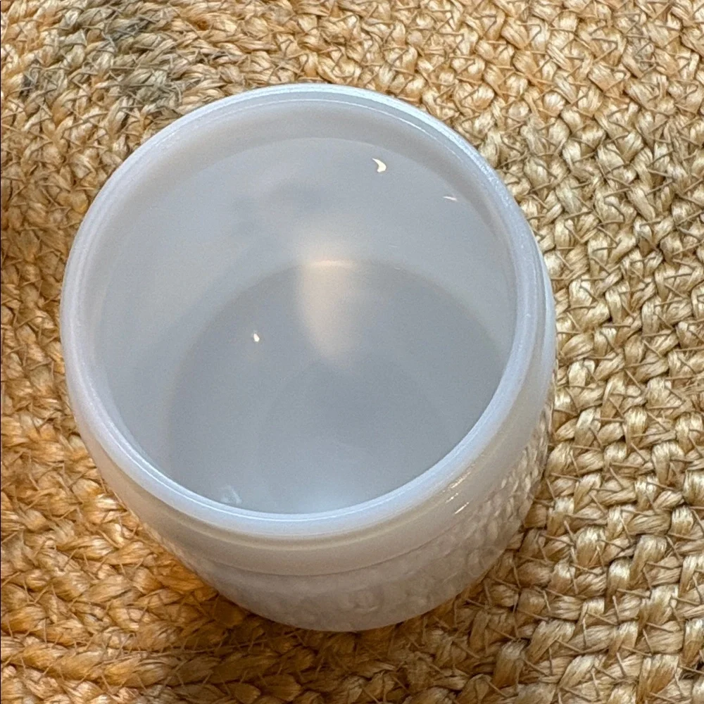 Vintage Milk Glass Blue Morning Glory Sugar Dispenser/Sugar Shaker